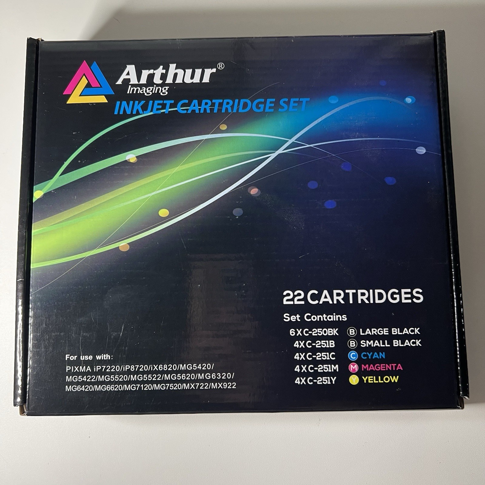 16 Arthur Imaging Inkjet Cartridges Cannon Pixma Printer iP7220, MG5520 & MX922