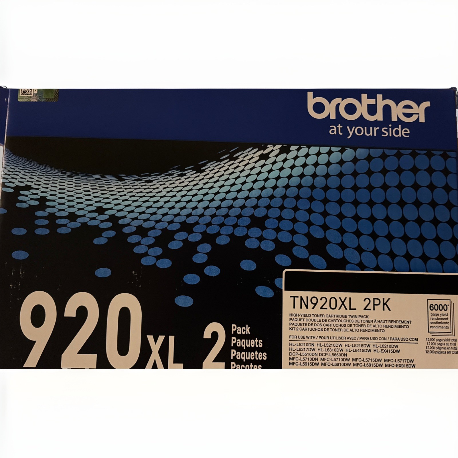 Deformed Box-Brother TN920XL 2PK High-Yield Black Toner Cartrdige