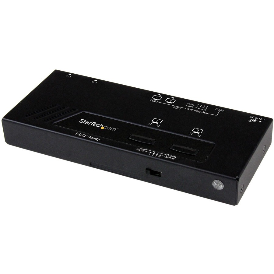 StarTech 2X2 HDMI Matrix Switch w/ Automatic and Priority Switching