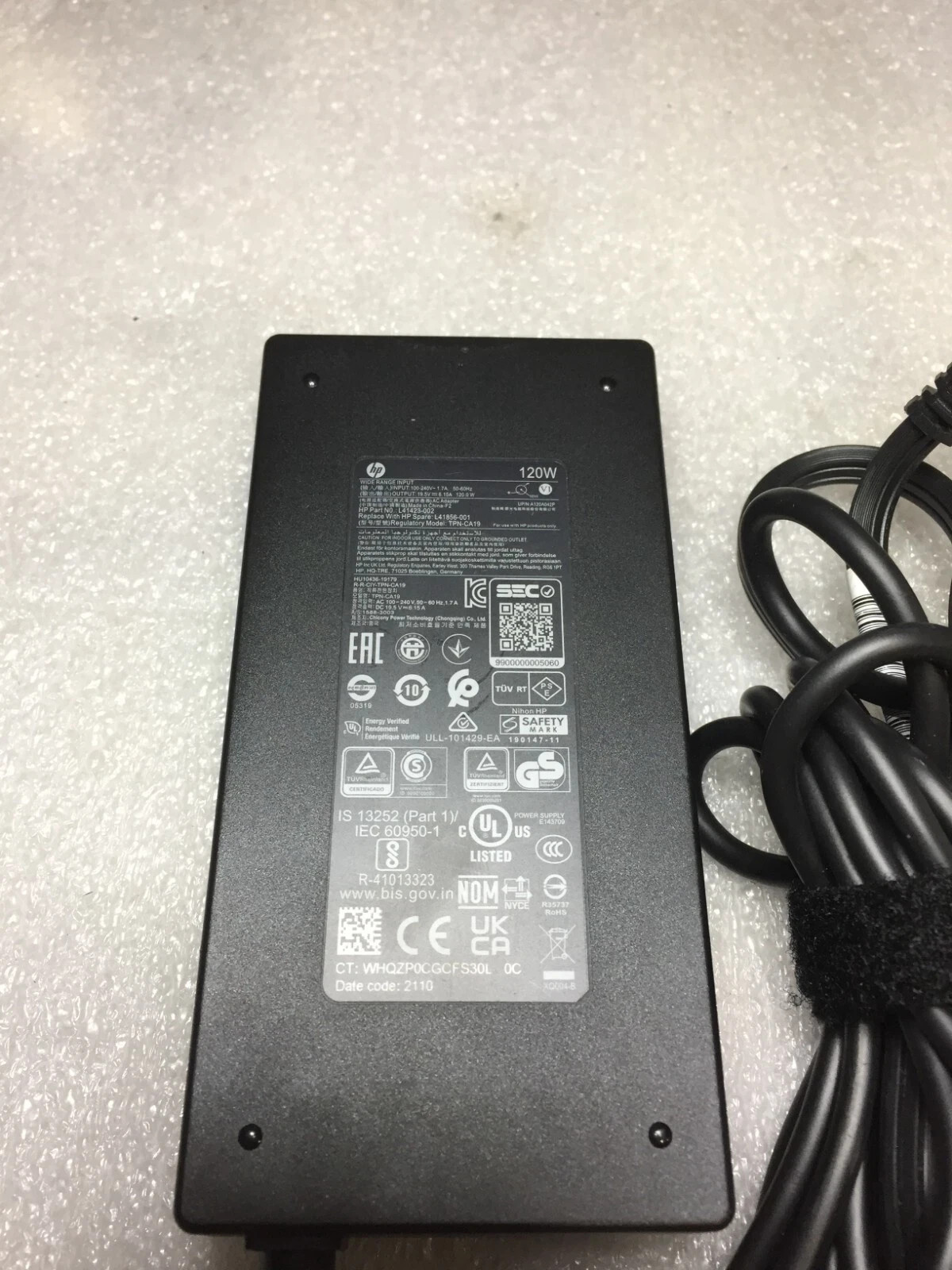 Genuine 120W Blue Tip AC Adapter Charger For HP HSTNN-CA25 L41856-001 710415-001