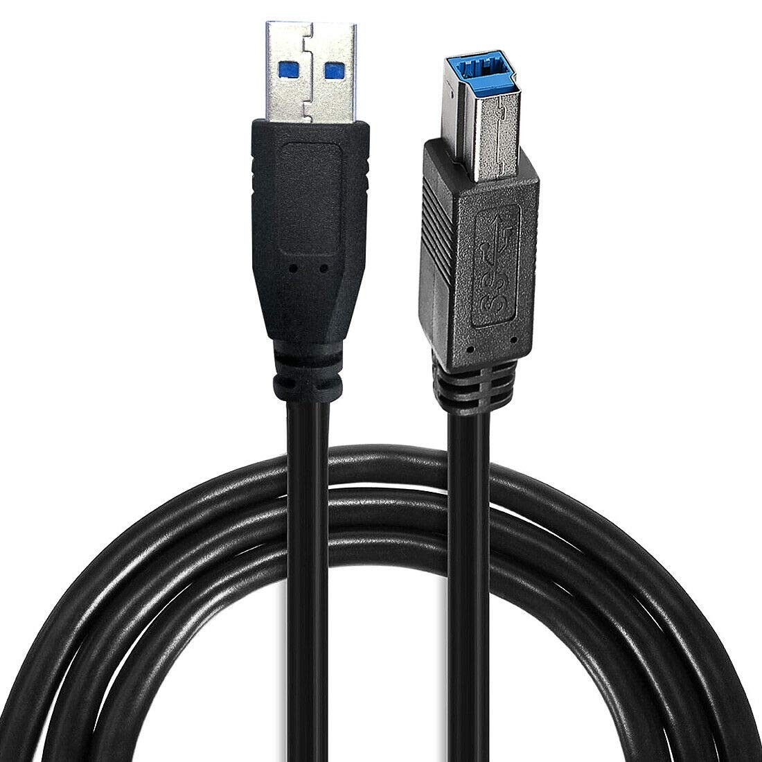 NTQinParts USB3.0 PC/Mac Data Transfer Sync SuperSpeed Cable 5 feet, Black