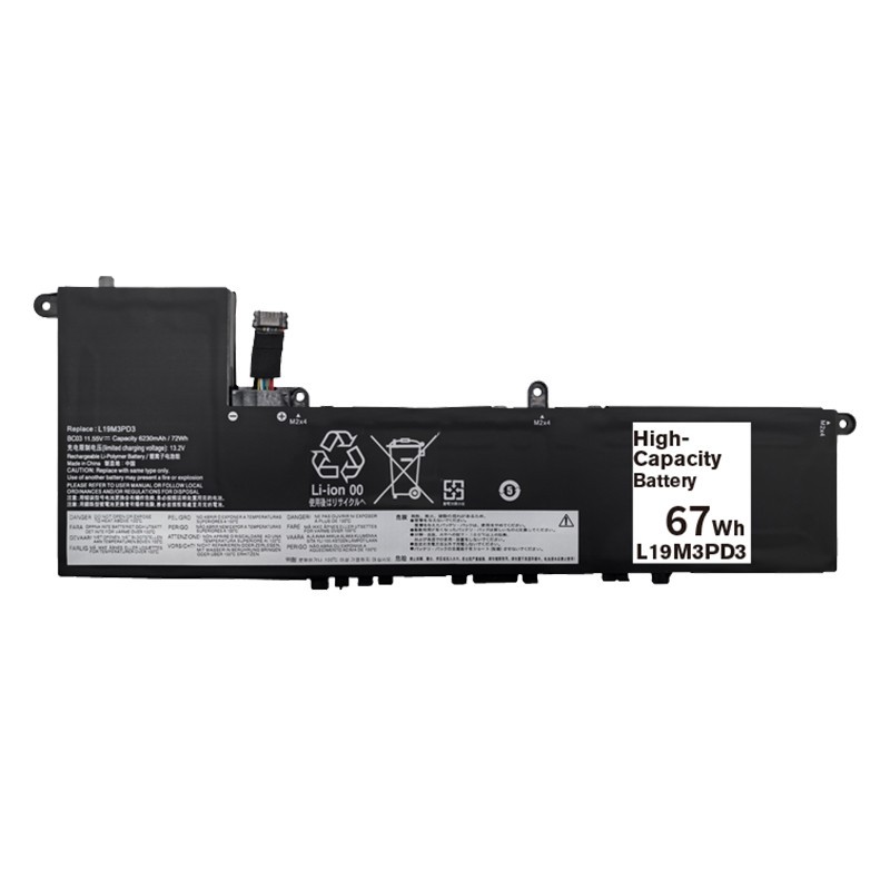 L19M3PD3 72Wh  Replacement Laptop Battery for Lenovo IdeaPadS540-13 (2019–2020)