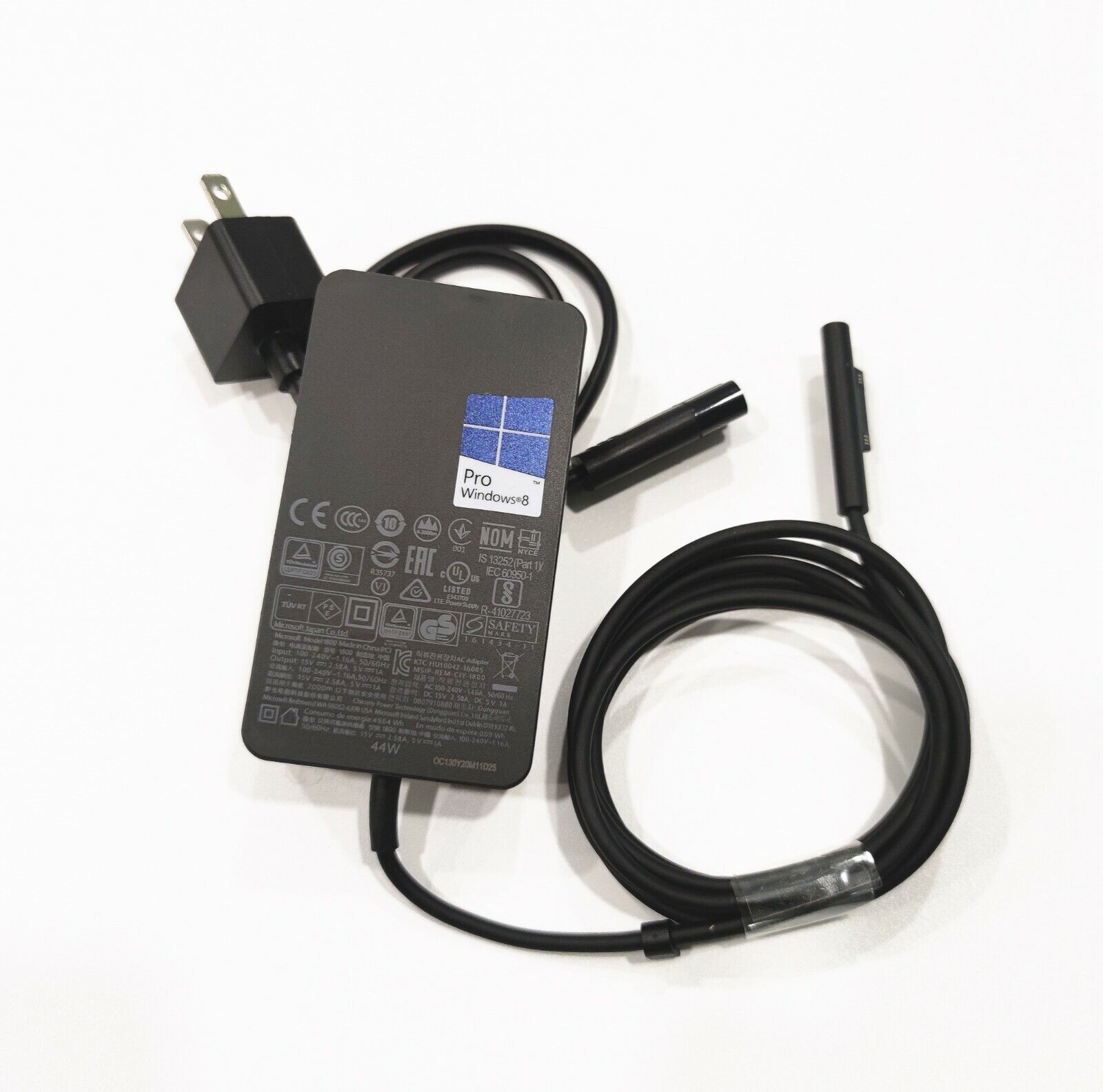 Genuine OEM 44W Microsoft 1800 Surface Pro Charger Surface Pro 3/4/5/6/7 + Cord