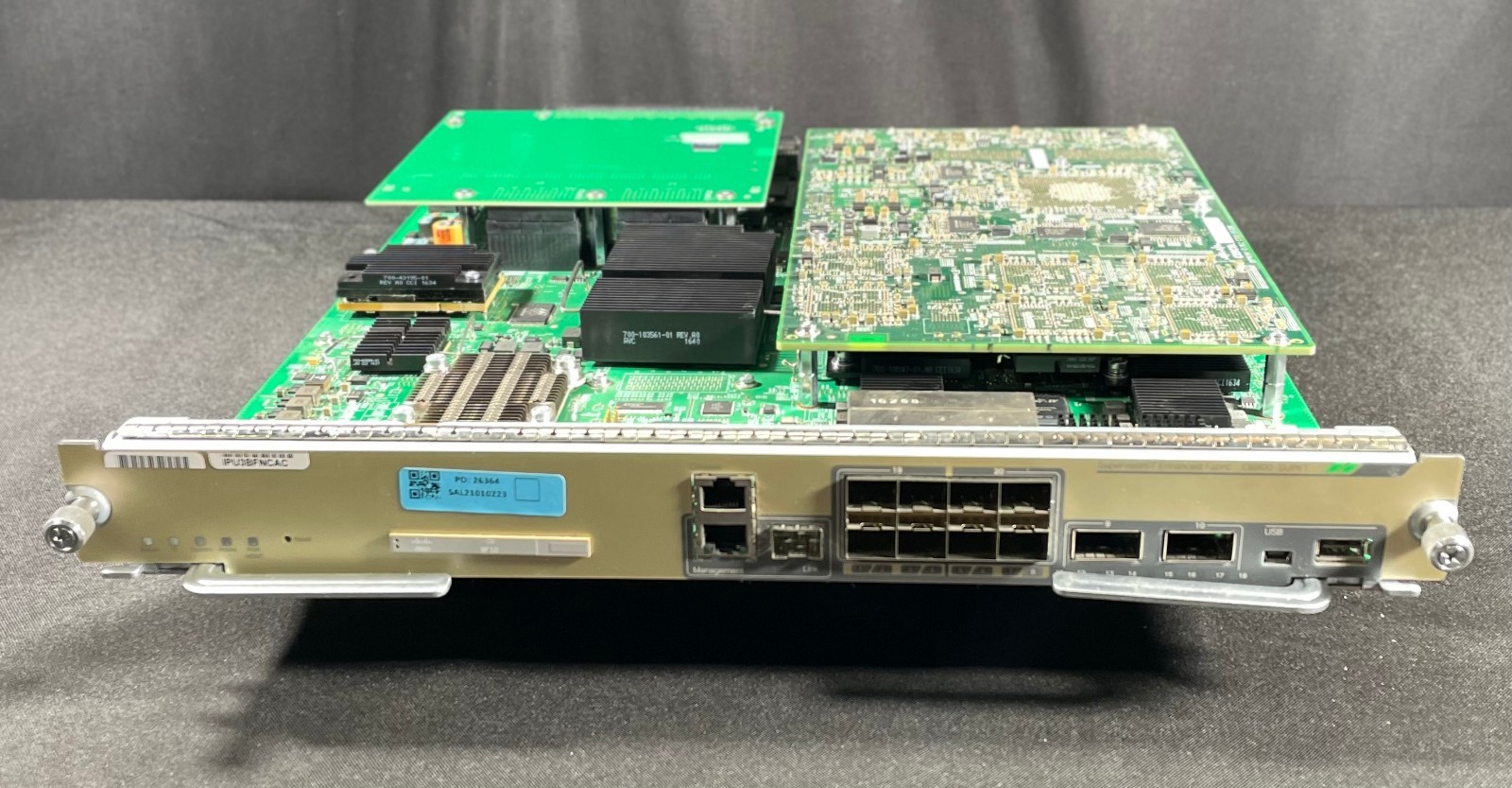 Cisco C6800 Series C6800-SUP6T Catalyst Supervisor Engine Module-Same Day Ship