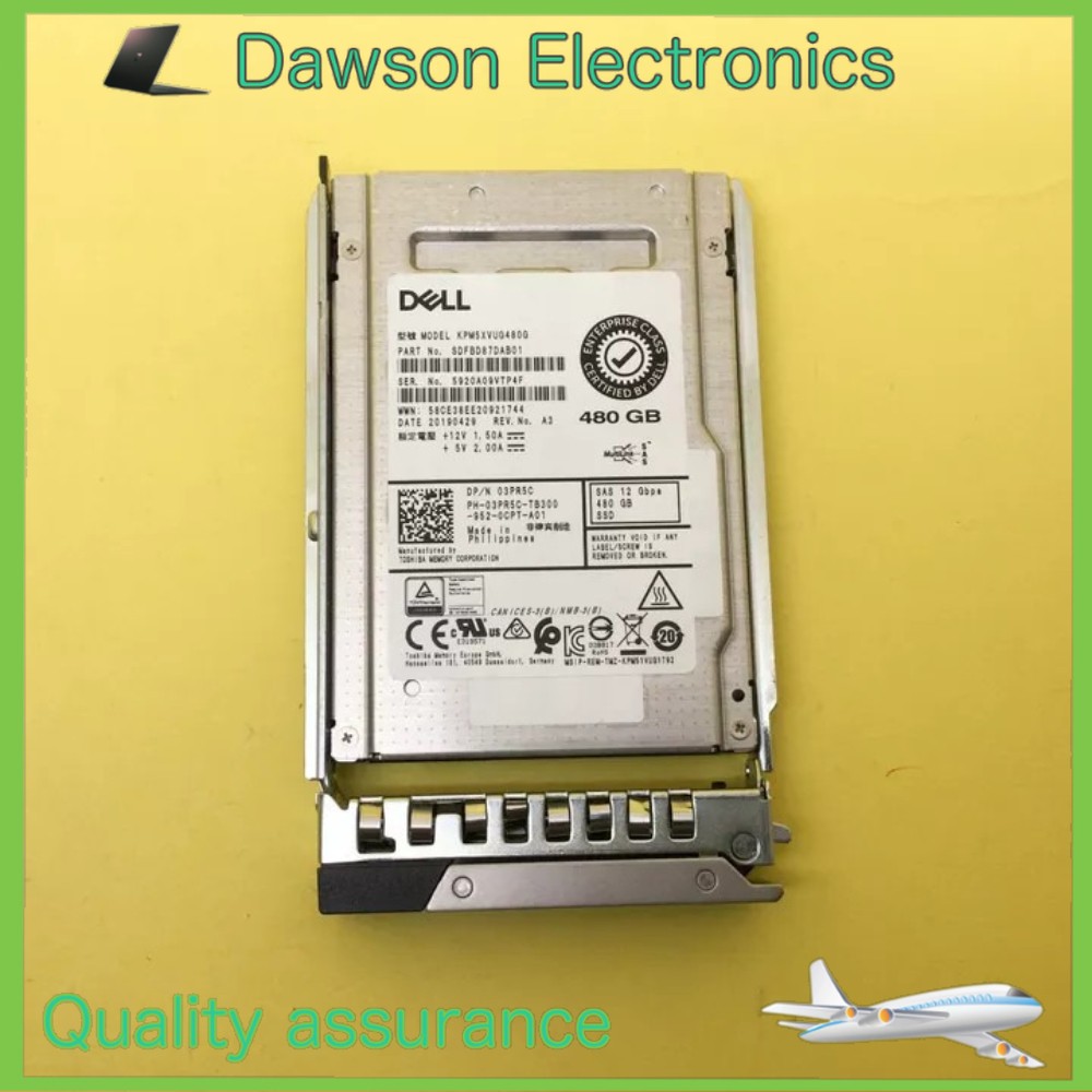New Dell 3PR5C 03PR5C 480GB 12Gbps SAS Mix Use 2.5'' SSD 14/15/16G KIT