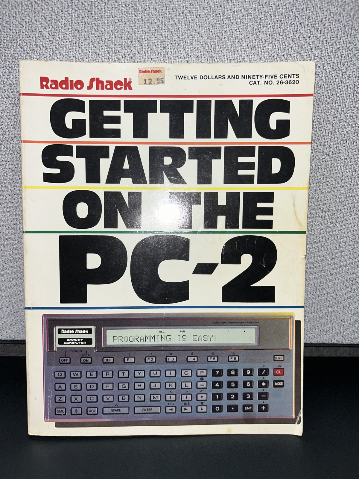GETTING STARTED ON THE PC-2 Computer Book  Manual Radio Shack 26-3620 VTG 1983