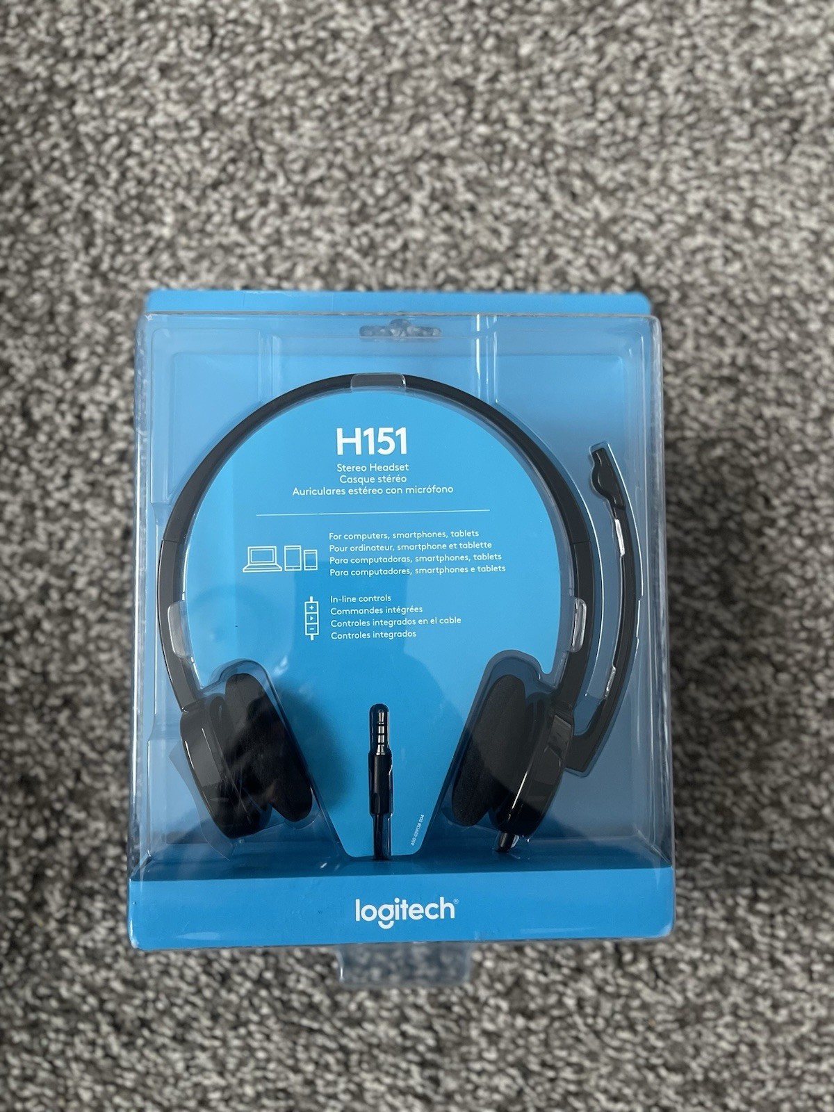 Logitech H151 Stereo Multi-Device Headset with In-Line Controls