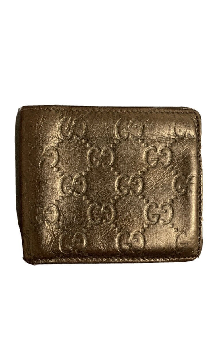 Gucci gg monogram guccissima leather