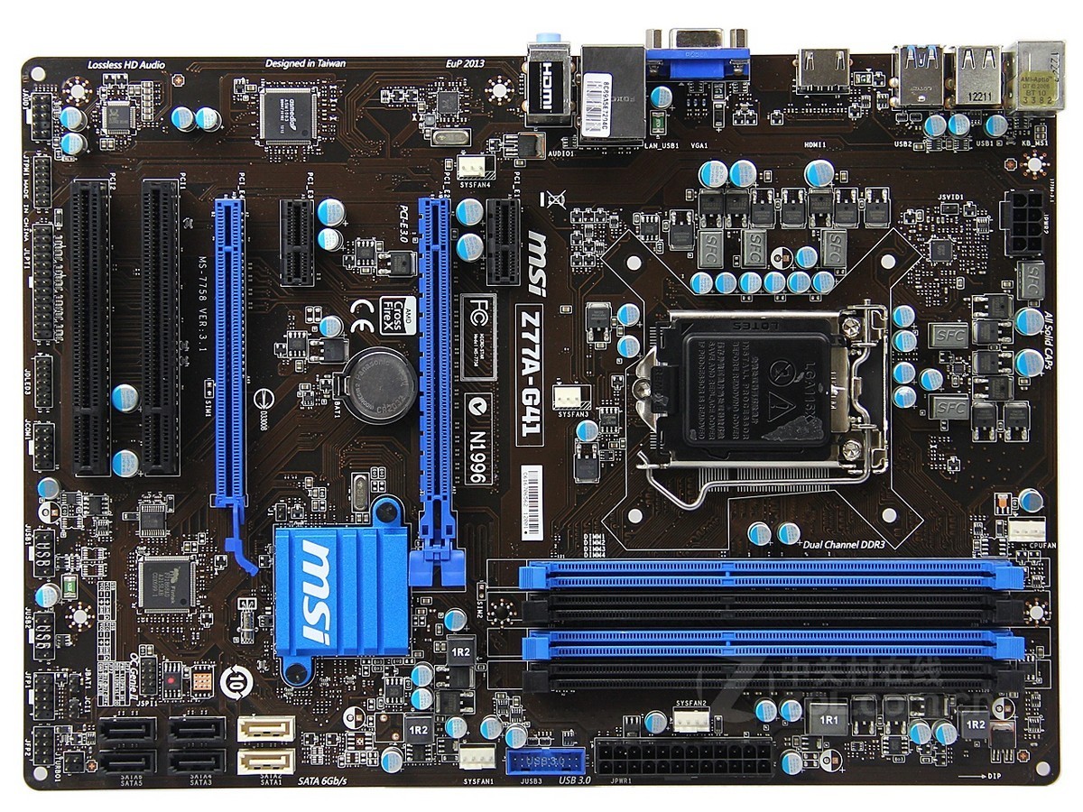 MSI Z77A-G41 Motherboard Intel Z77 DDR3 LGA 1155 ATX