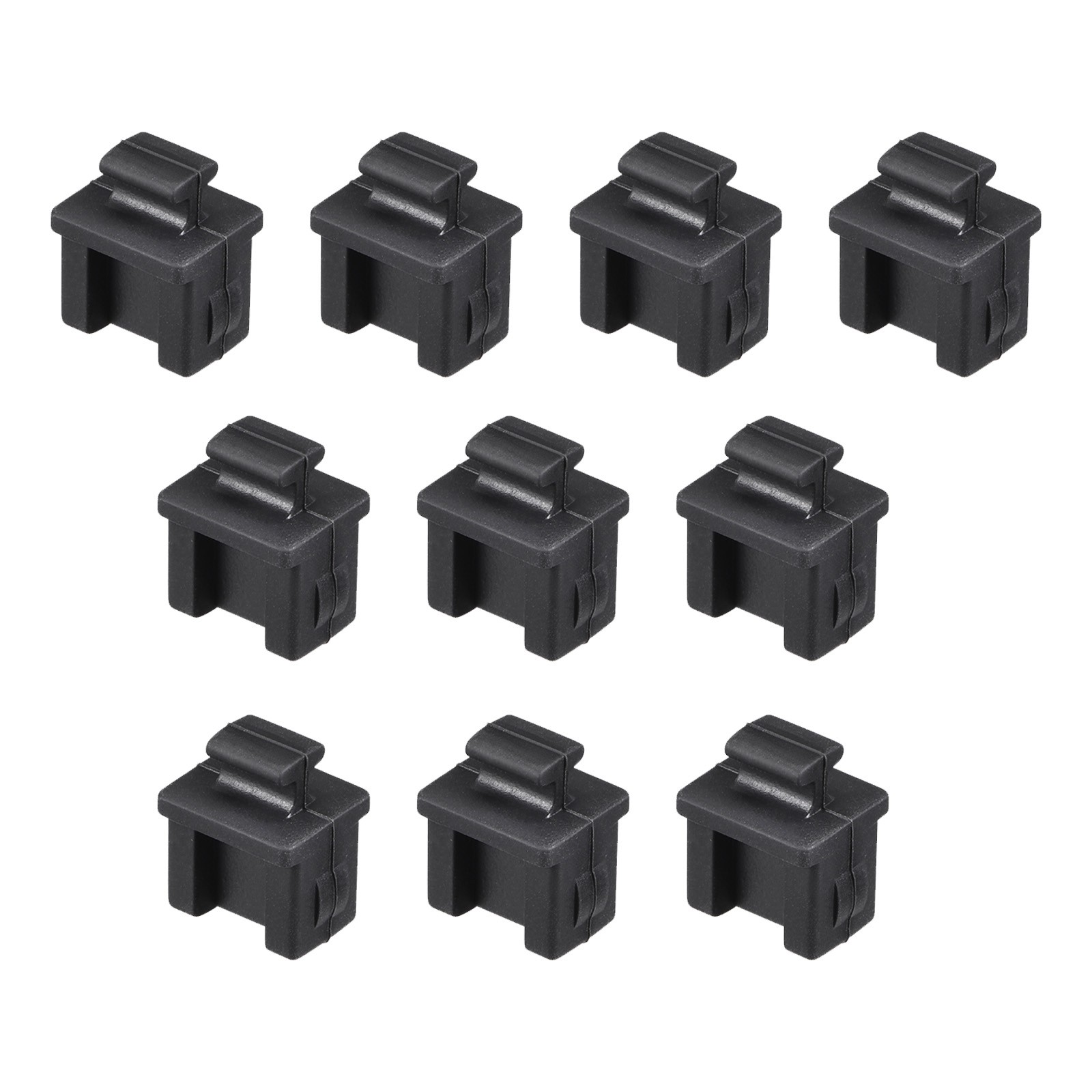 SFP-B Anti Dust Plug Port Dust Silicone Covers Caps Stoppers Black/10pcs