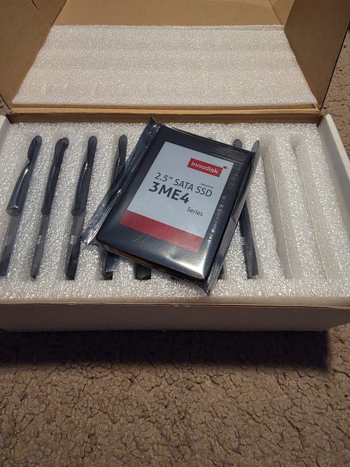 Innodisk 32gb 6g SATA SSD. Industrial grade, high heat tolerance durability.