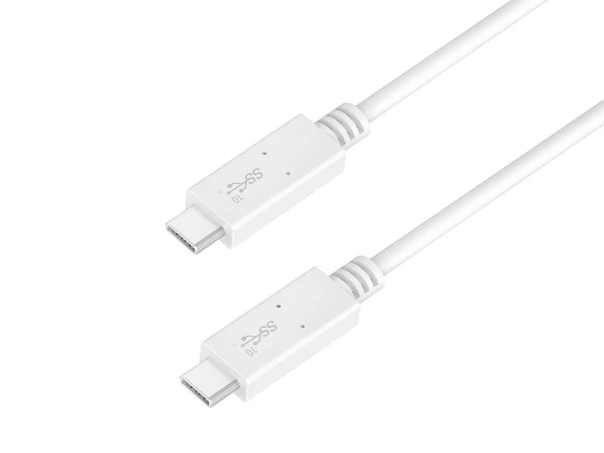 Monoprice Essentials 3.1 USB-C to USB-C Gen 2 Cable, 5A, 10 Gbps, 1m (3.28ft)