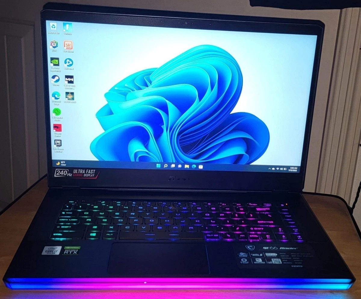 MSI GE66 Raider 10SFS-670 15.6" (1TB SSD, Intel Core i7-10750H, 2.6GHz, 32GB...