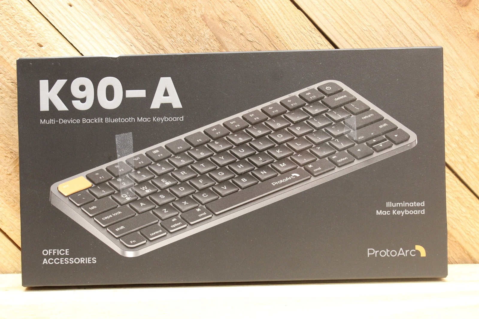 K90-A ProtoArc illuminated mac keyboard, bluetooth, backlite, multi device
