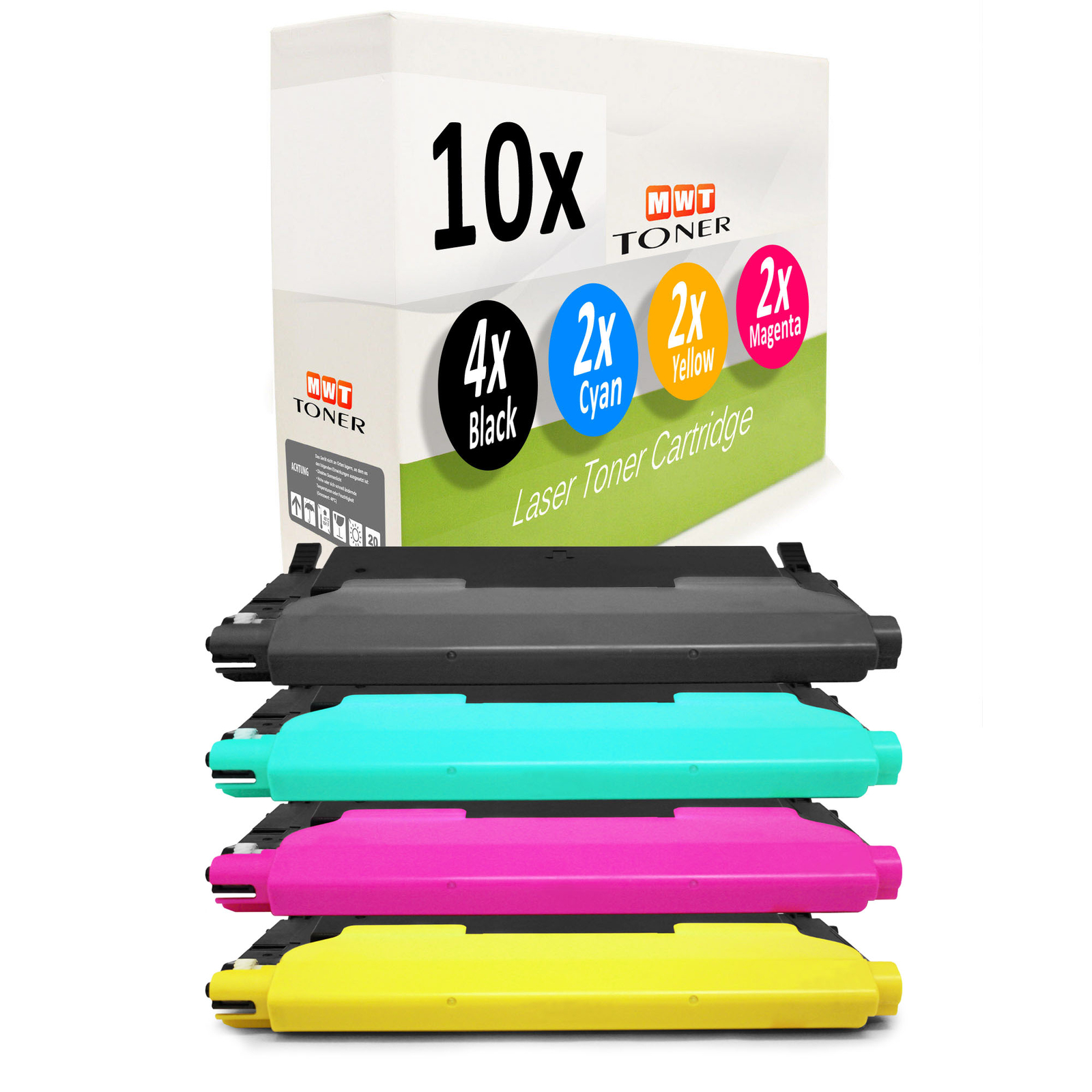 10x Compatible Samsung Laser Toner Cartridge XL For CLP-310 CLX-3170 Multi-Color