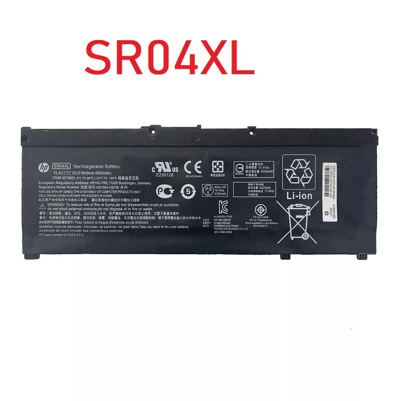 New Genuine SR04XL Battery for HP Omen 15-CE 917724-855 HSTNN-DB7W 917678-2B1