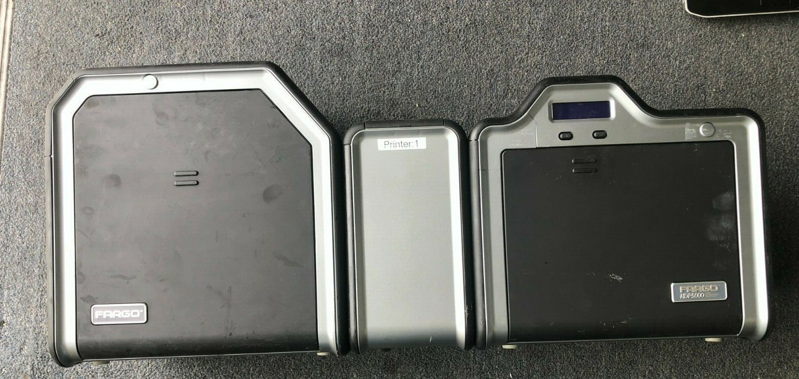 Fargo HDP5000 Duplex Card Printer Dual Lamination read