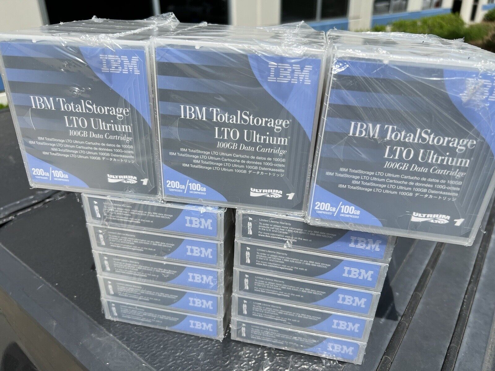 NEW Sealed 25 Pack IBM Total Storage LTO Ultrium 100GB/200GB DATA Cartridge