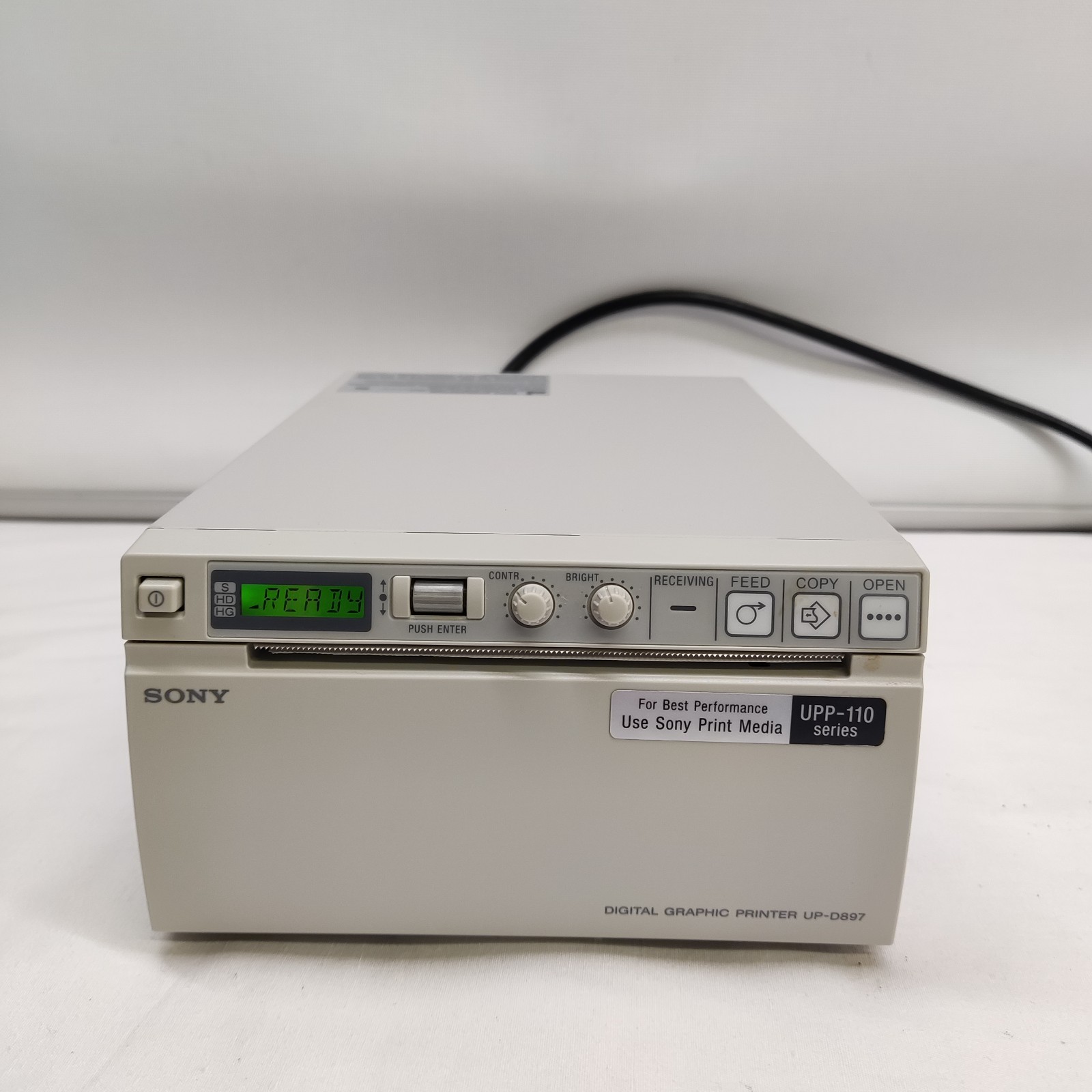SONY UP-D897 COMPACT THERMAL A6 DIGITAL VIDEO GRAPHIC ULTRASOUND PRINTER