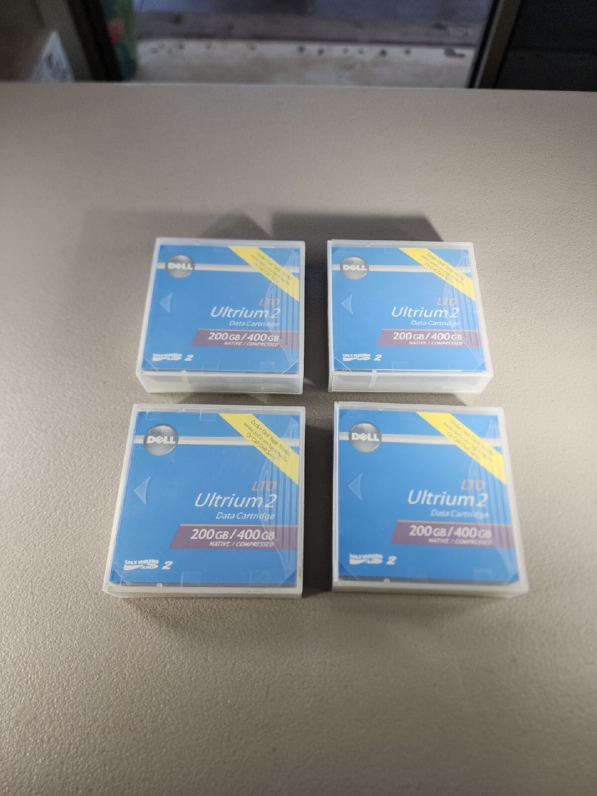 LOT OF 4 Dell N0439 LTO Ultrium 2 Data Cartridge 200GB/400GB DP/N 0N0439