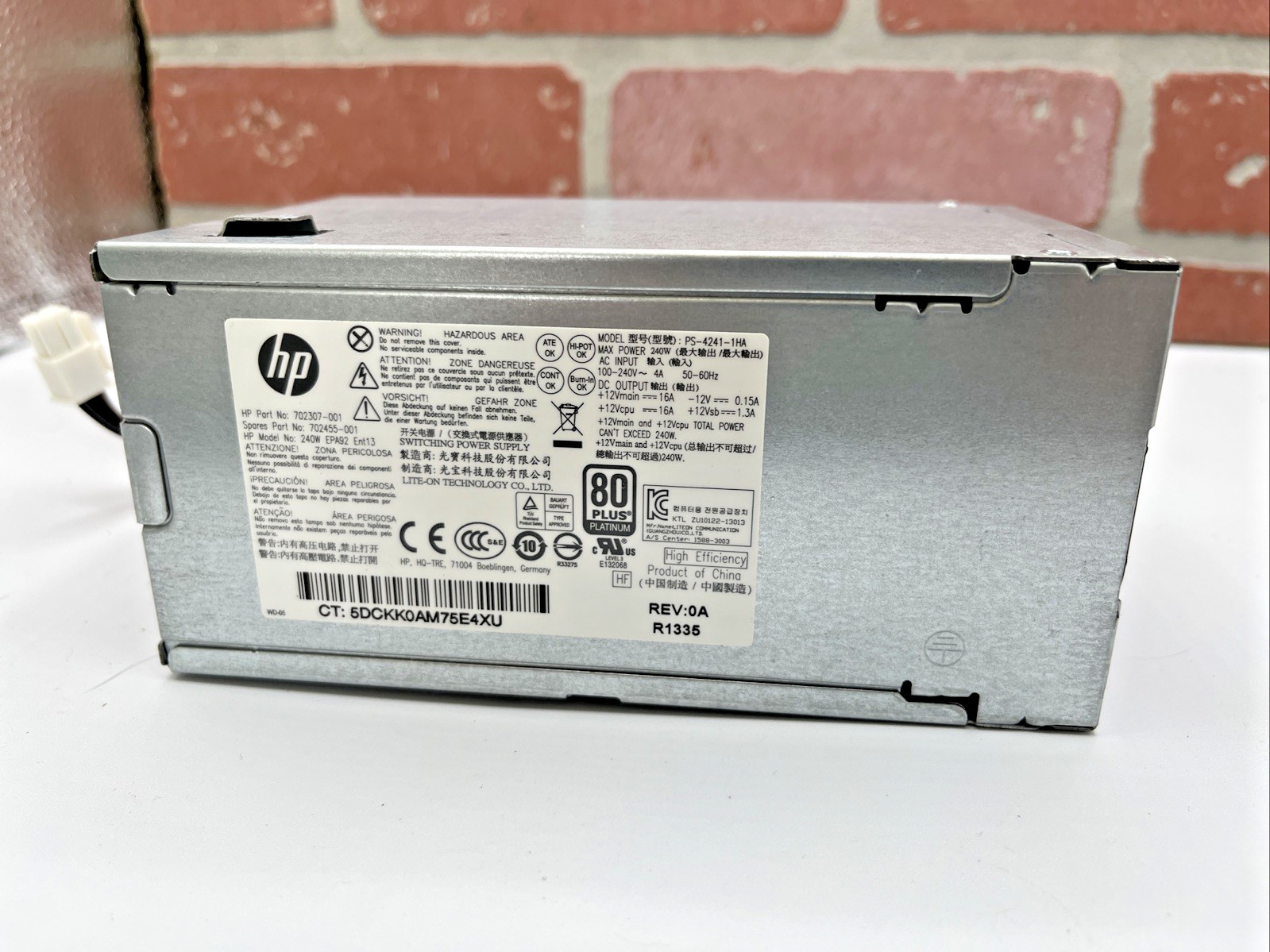 PS-4241-1HA 240W Power Supply Fit HP ProDesk 400 600 800 702457-001 702309-001
