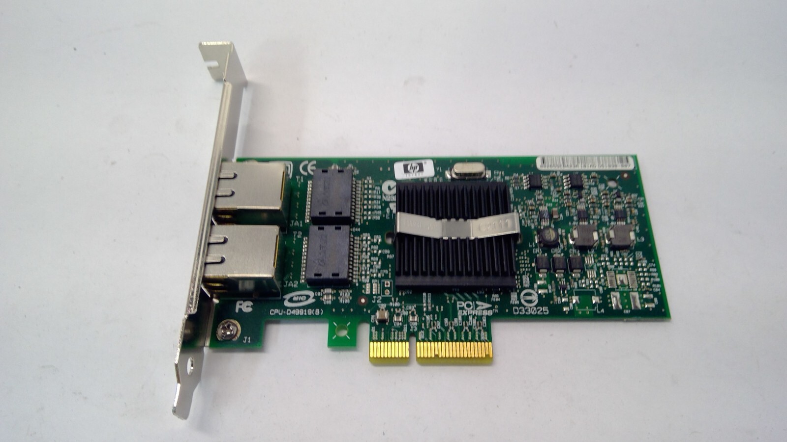 HP NC360T Dual Port 1Gb PCIe Server NIC 412651-001 Intel 82571EB High Bracket