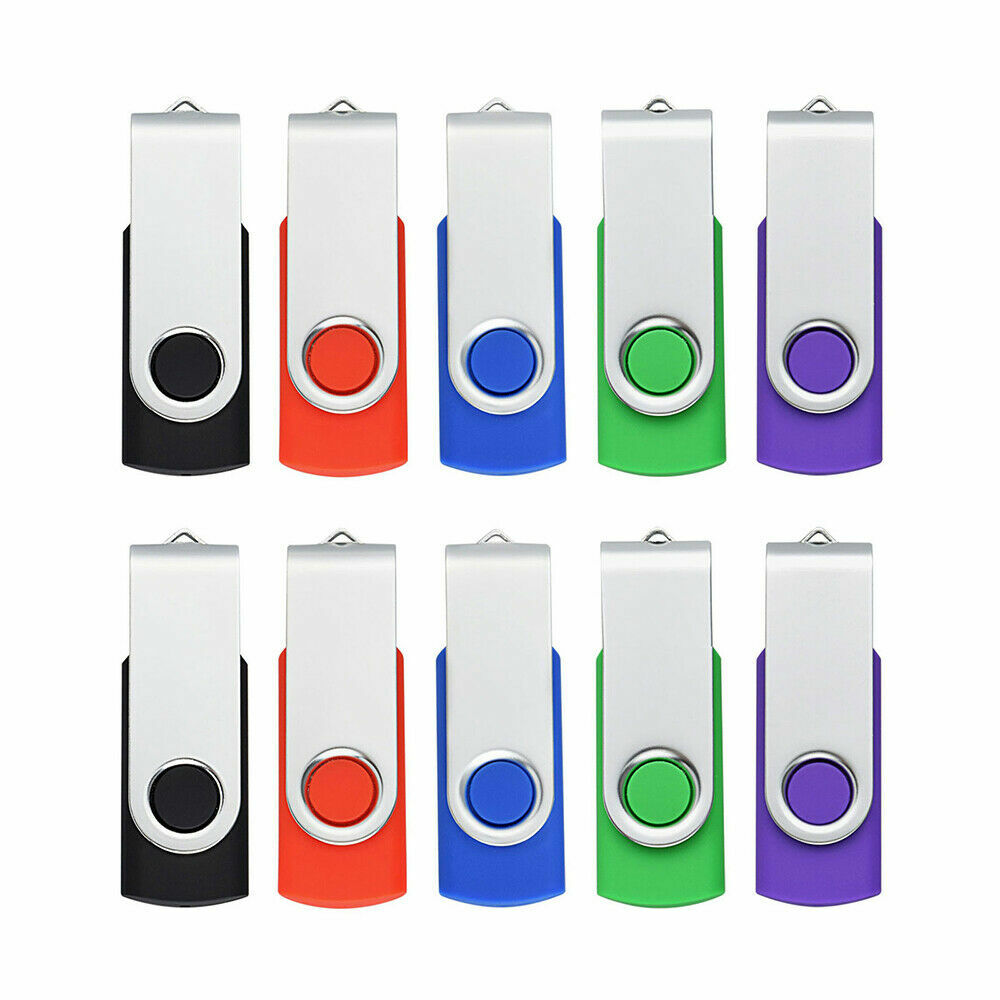 Mixed Color Lot 5/10Pcs USB 2.0 2GB 4GB 8GB 16GB 64GB USB Flash Drive High Speed