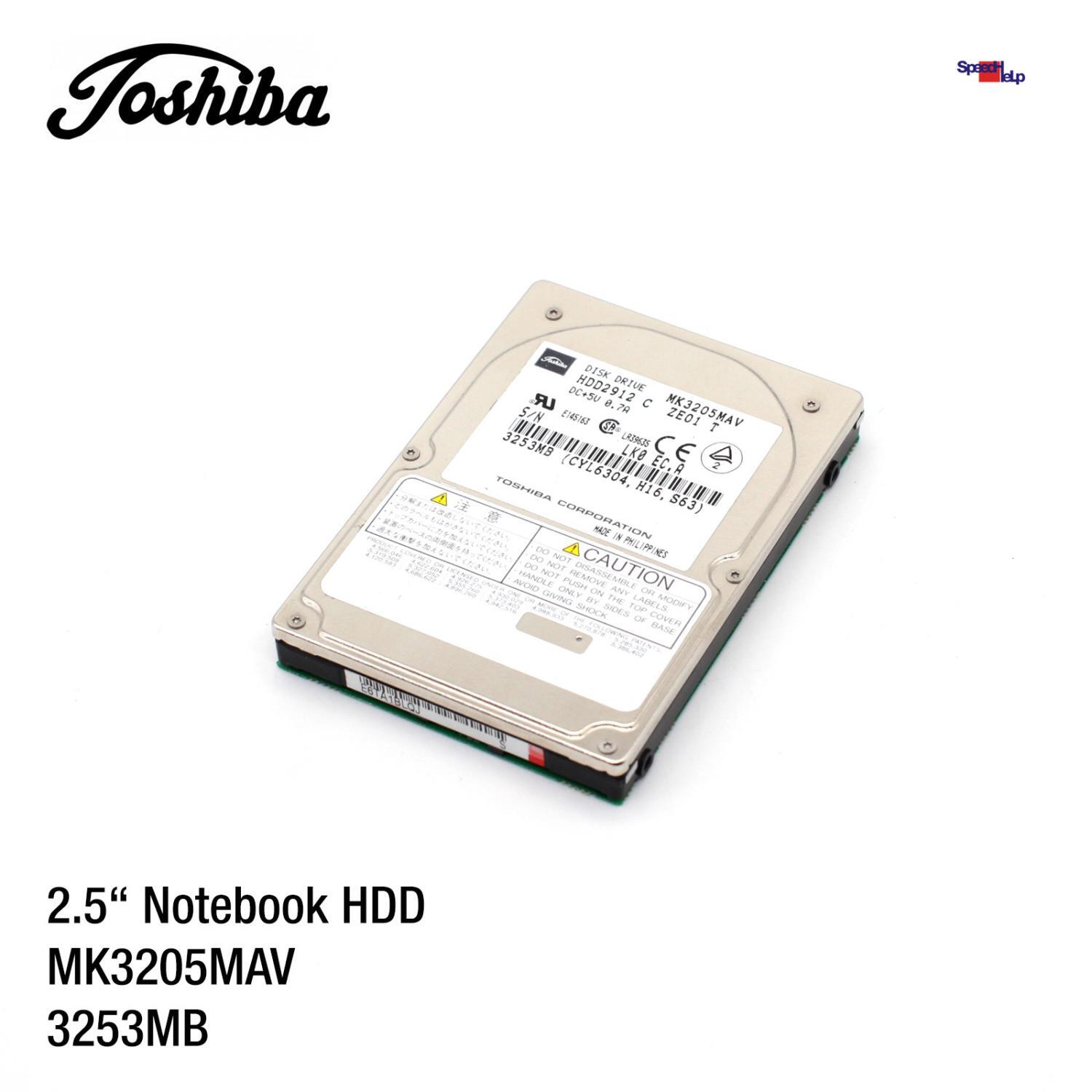 Toshiba Mk3205mav 3253mb 2.5" Notebook Laptop Hdd Hard Disk Hdd2912 F