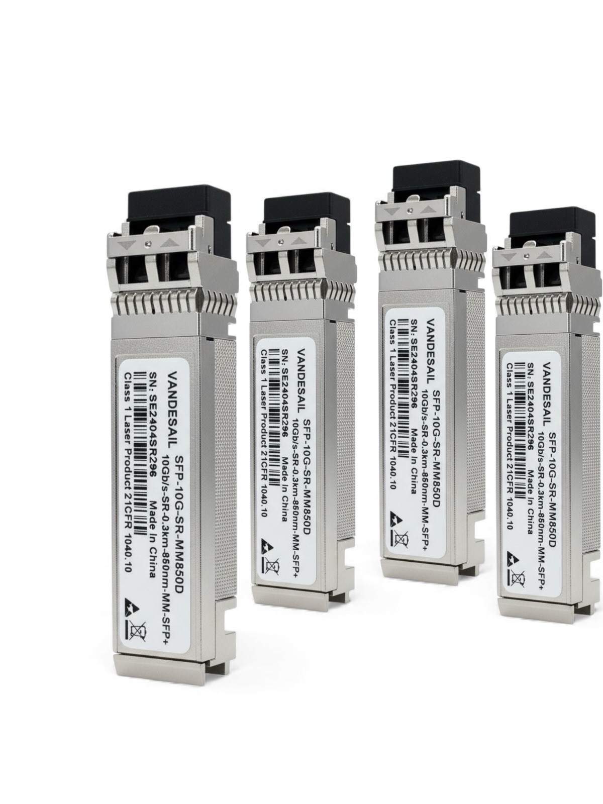 Vandesail 10GBase-SR SFP+ Transceiver Modules – 4 Pack