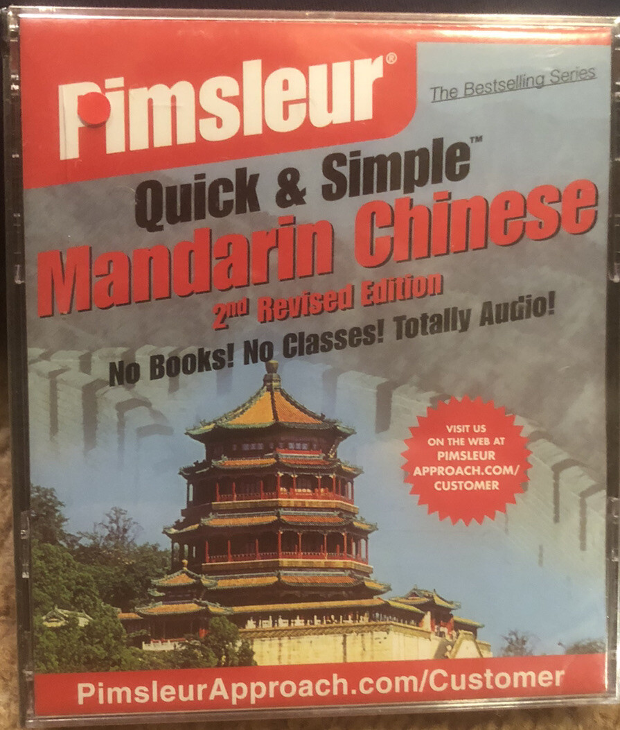 NEW SEALED Pimsleur Mandarin Chinese CD Quick & Simple 2nd Revised Edition Set