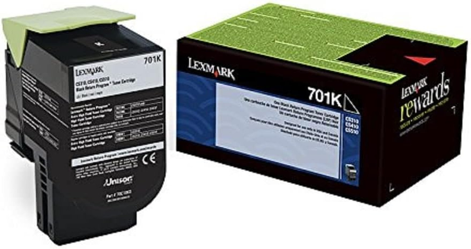 70C10K0 Black Return Program Toner