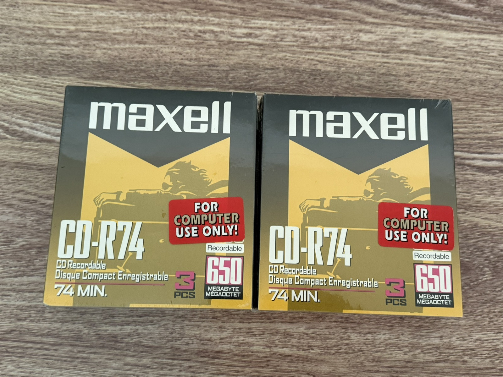 Maxell - CD-R74 - Recordable Compact Disc - CD-R - Pack of Three (3) - 2x