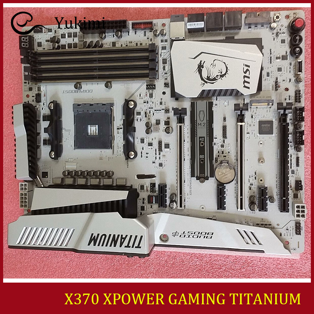 FOR MSI X370 XPOWER GAMING TITANIUM AMD DDR4*4 64GB HDMI DisplayPort Motherboard