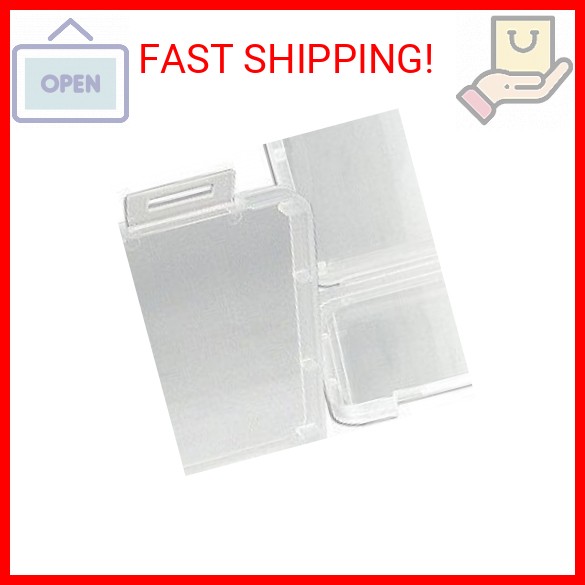 eTECH 10 Pack of Clear Plastic CF/Compact Flash Memory Card Case Holder Compatib