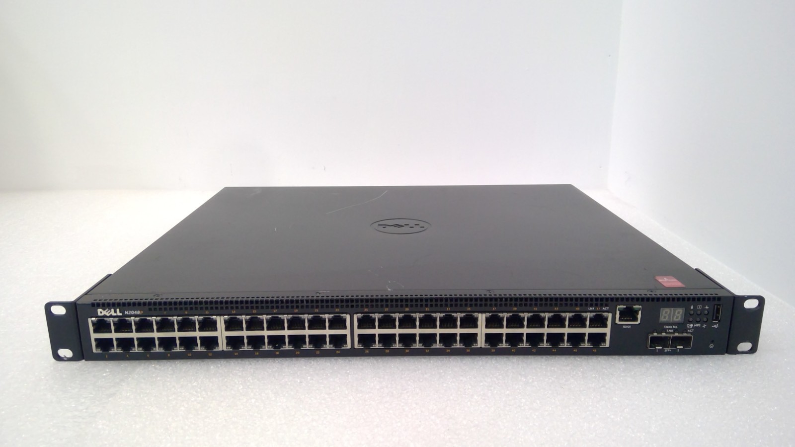 Dell N2048P Managed L2+ Switch 48 PoE+ Ethernet Ports & 2x 10Gb SFP+