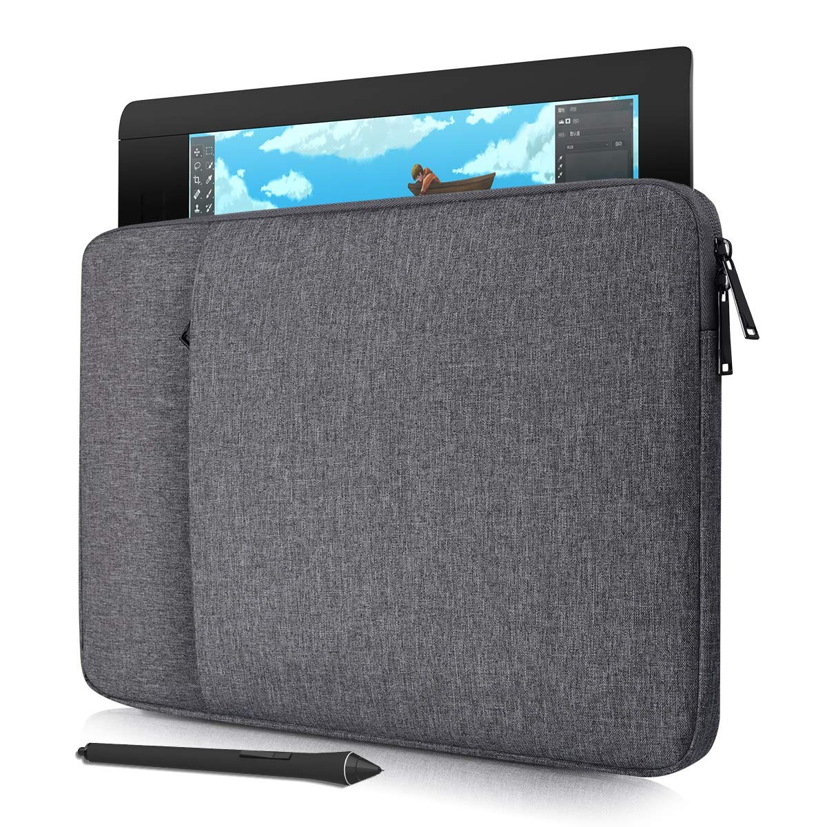 Waterproof Tablet Sleeve Case for Drawing Huion KAMVAS Pro 16 Wacom Cintiq 16