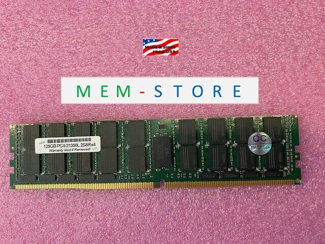 128GB DDR4-2666MHz 3DS TSV LRDIMM RAM Memory for Supermicro H11DSI-NT, H11DSU-iN