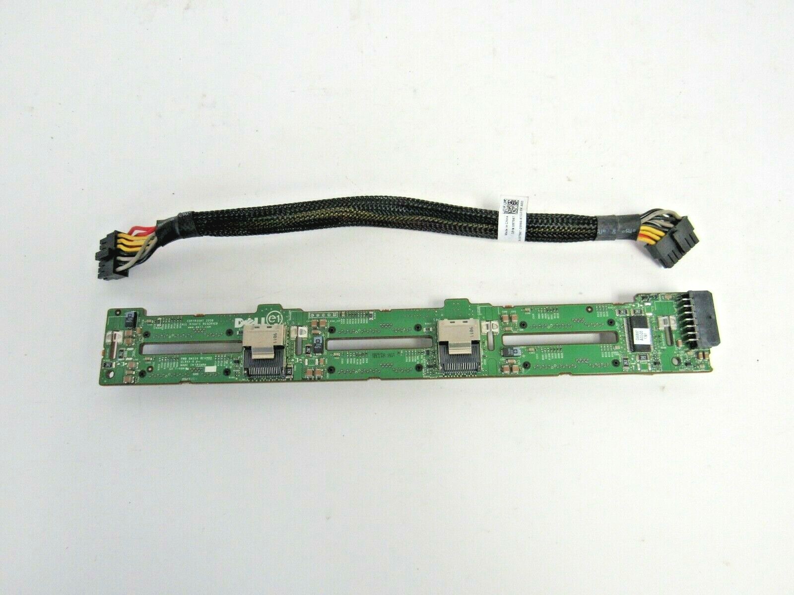 Dell D109N 0D109N PowerEdge R610 1x6 SAS/SATA HDD Backplane w/ XT567 Cable 58-4