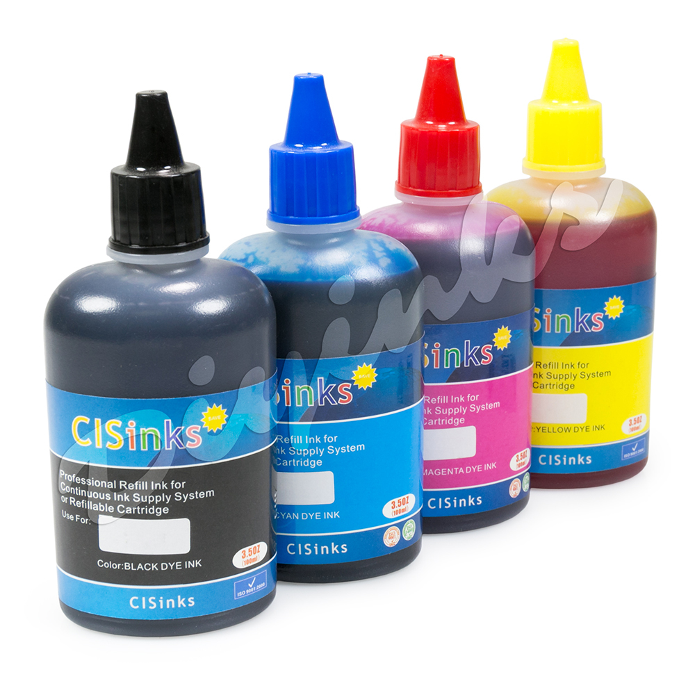 CISinks T220 Refill Ink Bottle Set alternative for WF-2650 WF-2660 WF-2630
