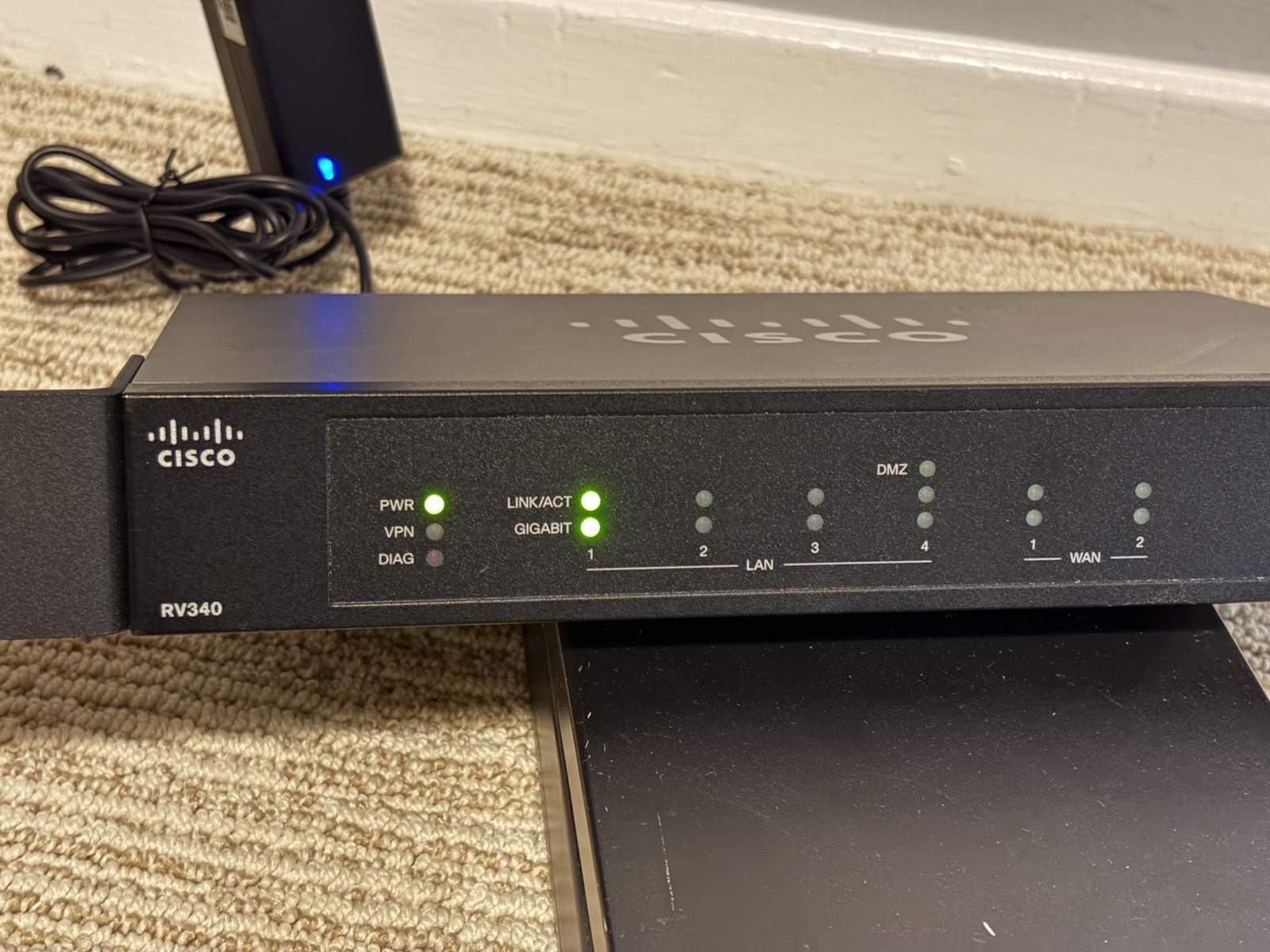 Cisco RV340 Dual WAN Gigabit VPN Router, Rack Ready