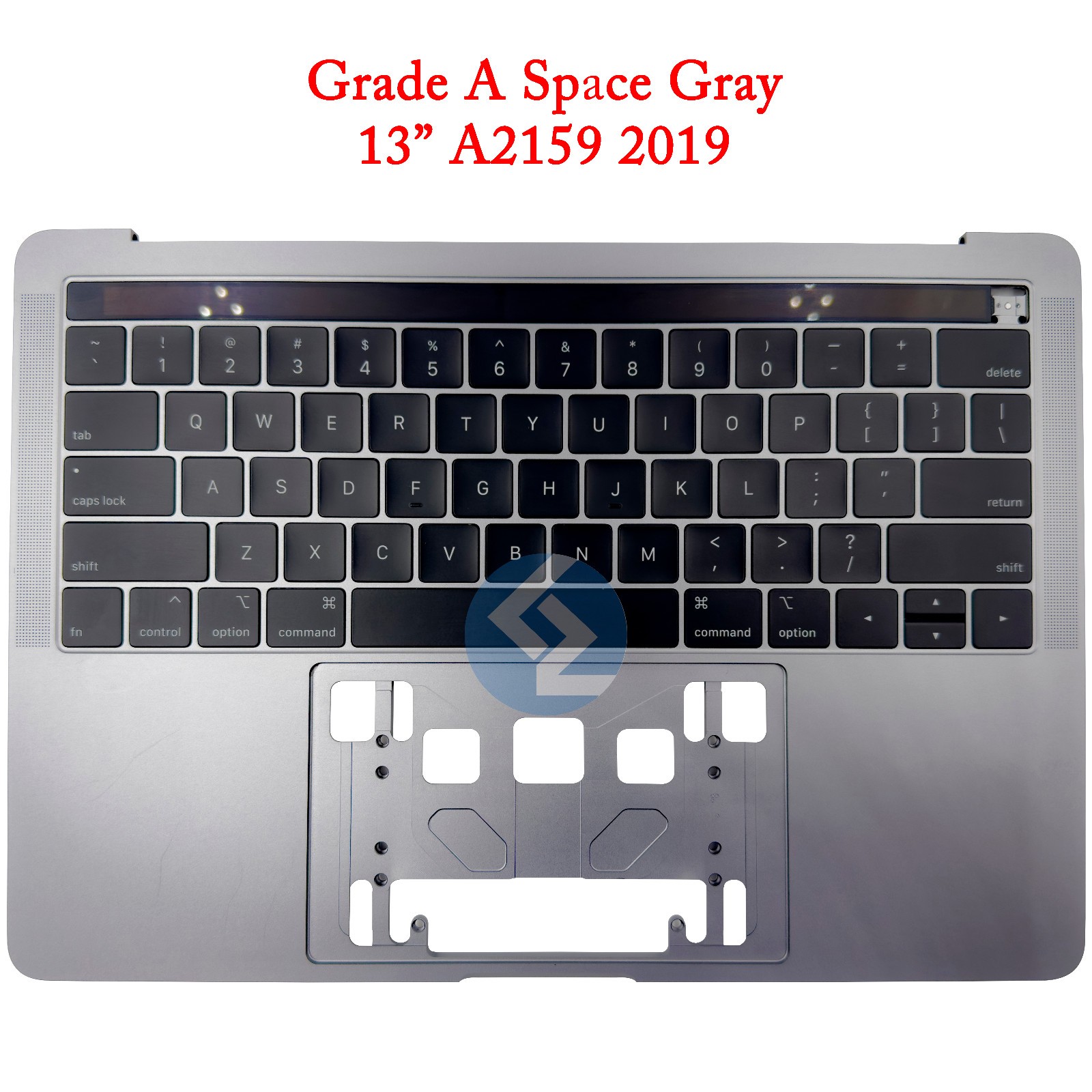 Grade A Space Gray US Keyboard Topcase Touch Bar for Macbook Pro 13" A2159 2019