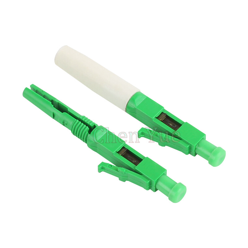 50pcs LC/APC Fast Connector Embedded Connector FTTH Cold Fiber Fast Connector