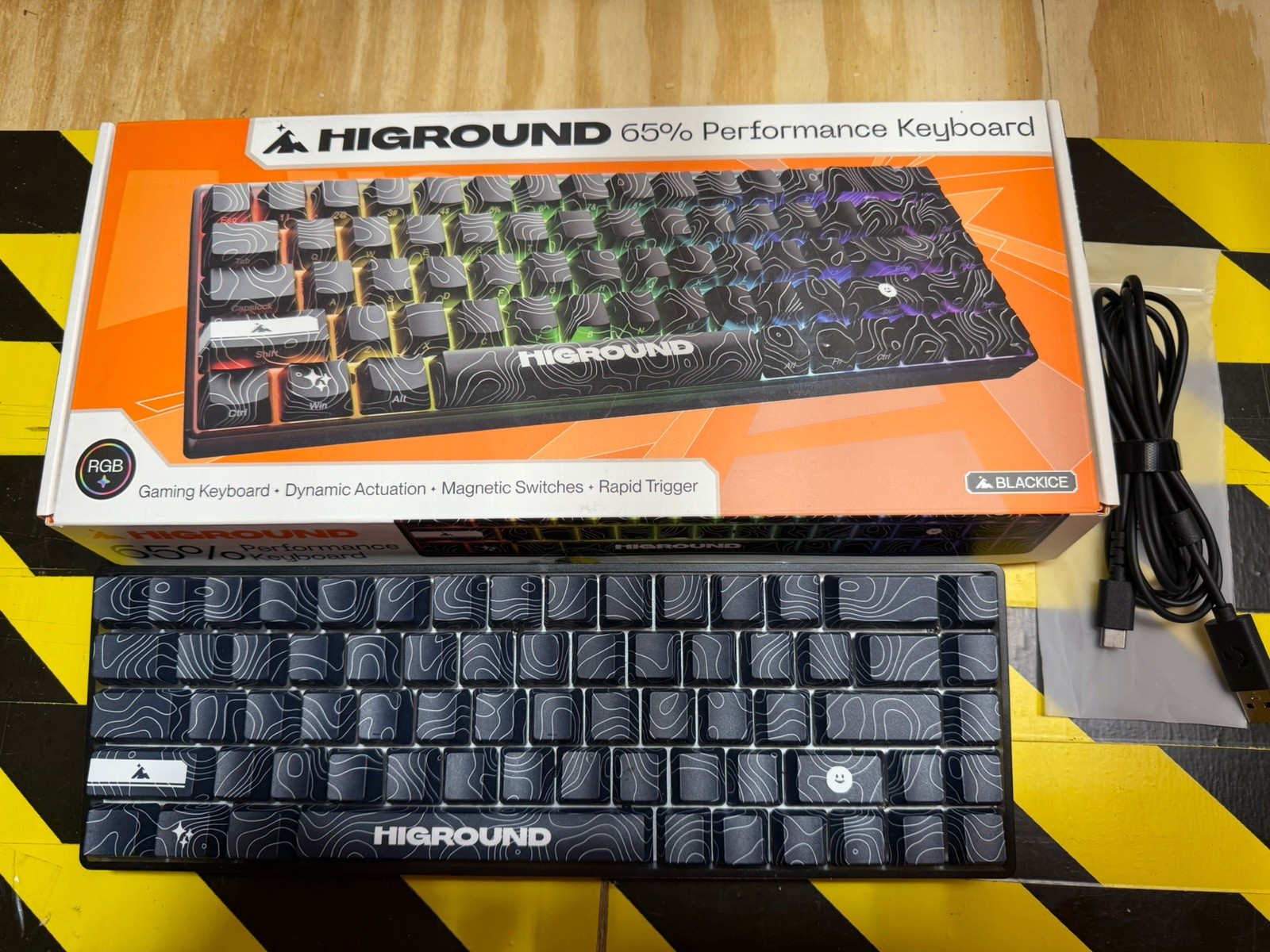 Brand - Higround Basecamp+ 65 Keyboard - BLACKICE