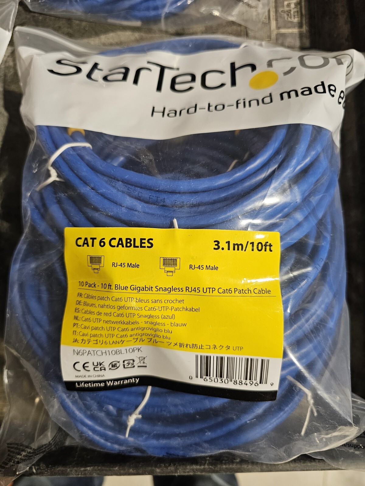 Startech Patch Cables 10' 10pack