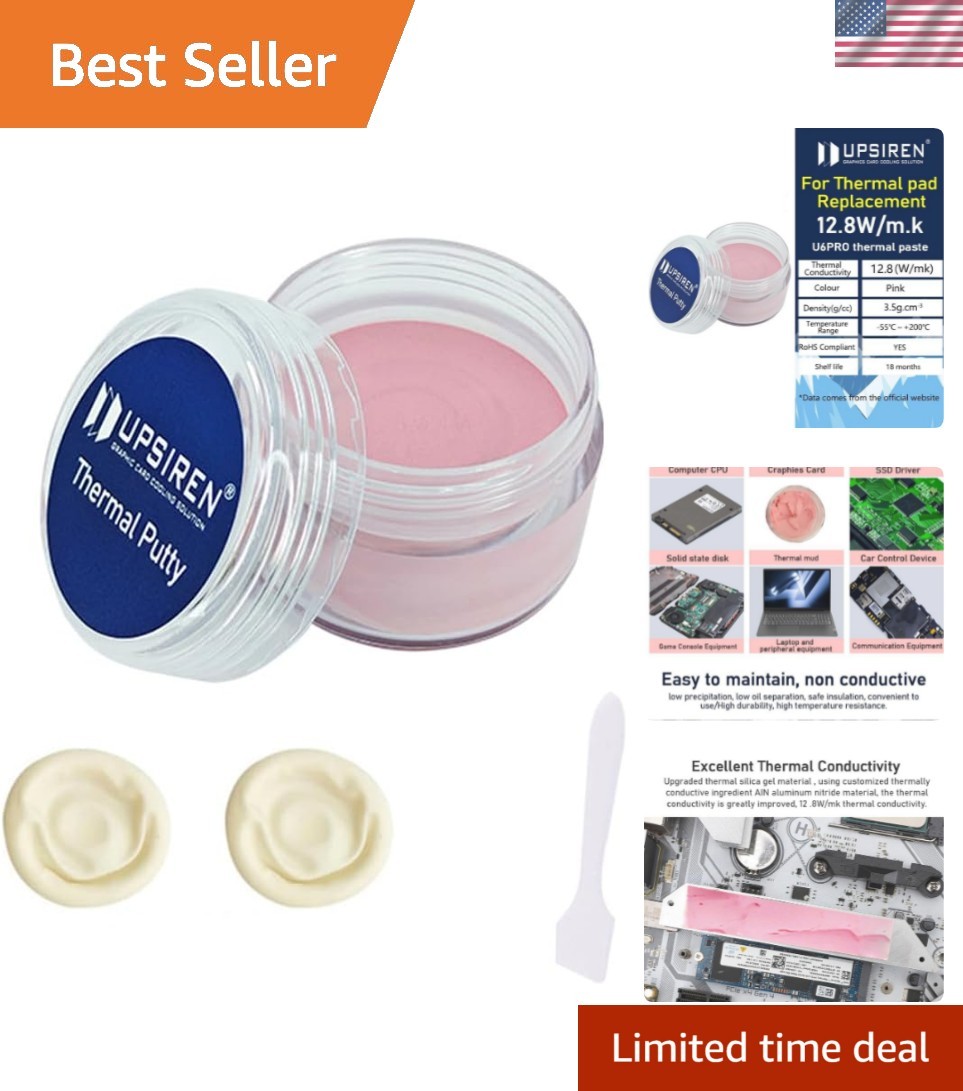 UTP-6 Thermal Putty, Cooling Pad for GPU VGA IC Processor 50g