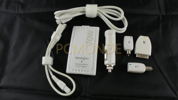 Kensington Lightweight Slimline 70w DC Mac Notebook/iPod Power Adapter (33194)