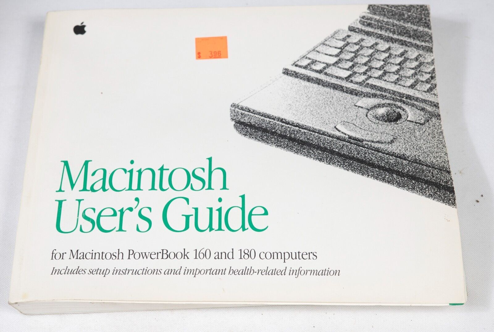 Vintage Apple Macintosh User's Guide for PowerBook 160 180 030-2674-B ST534