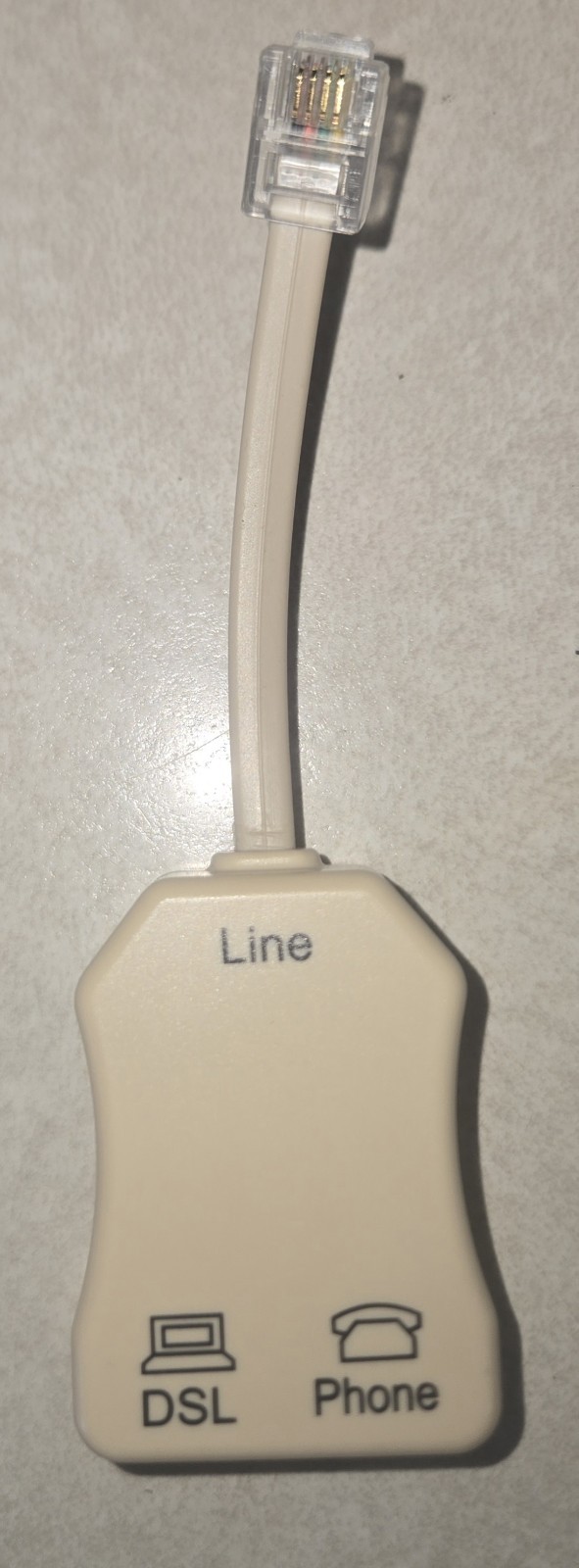 Suttle DSL In-Line Adapter Single DSL Filter 900LCS-50E ~LINE CONDITIONER JACK 