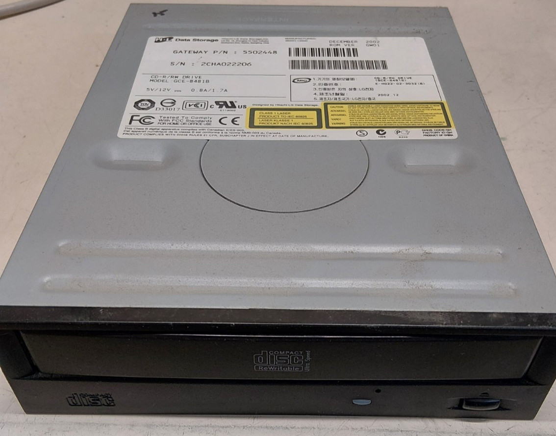 Hitachi LG HL Data Storage GCE-8481B CD-R/RW Internal Drive Black #15