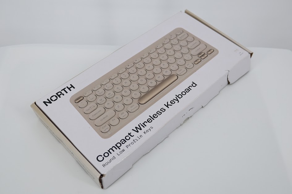 North Compact Wireless Keyboard 2.4GHz Round Keys